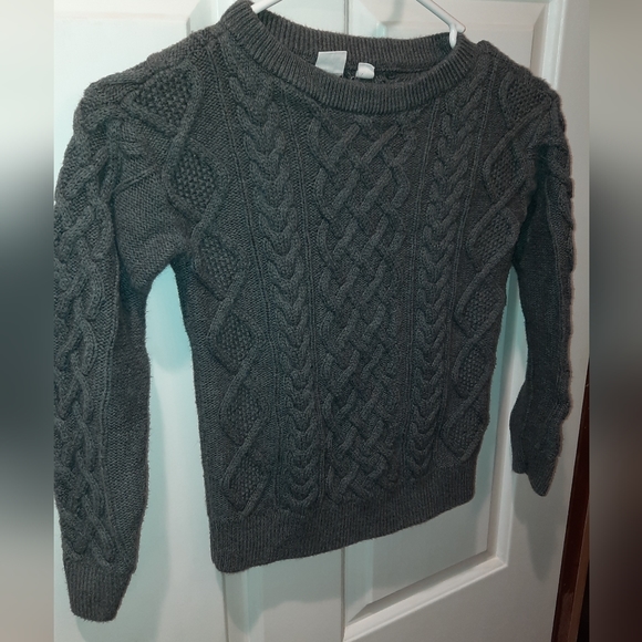 Gap Kids Grey Cable Knit Sweater size Small - Picture 4 of 5